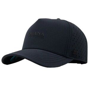 melin x OluKai Odysea Stacked Hydro Ohana Black Classic Hat
